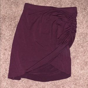 Maroon skirt